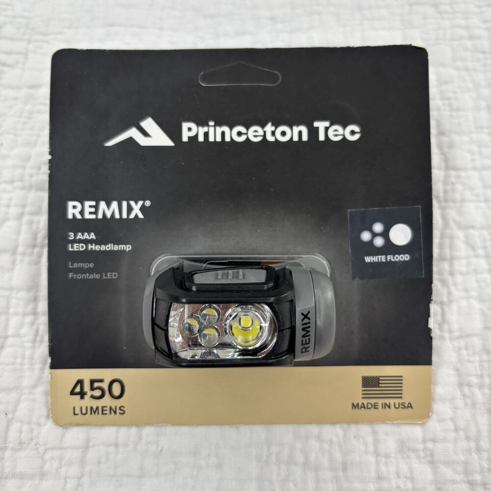 Princeton Tec REMIX 450 Lumens LED Headlamp Batteries Included New